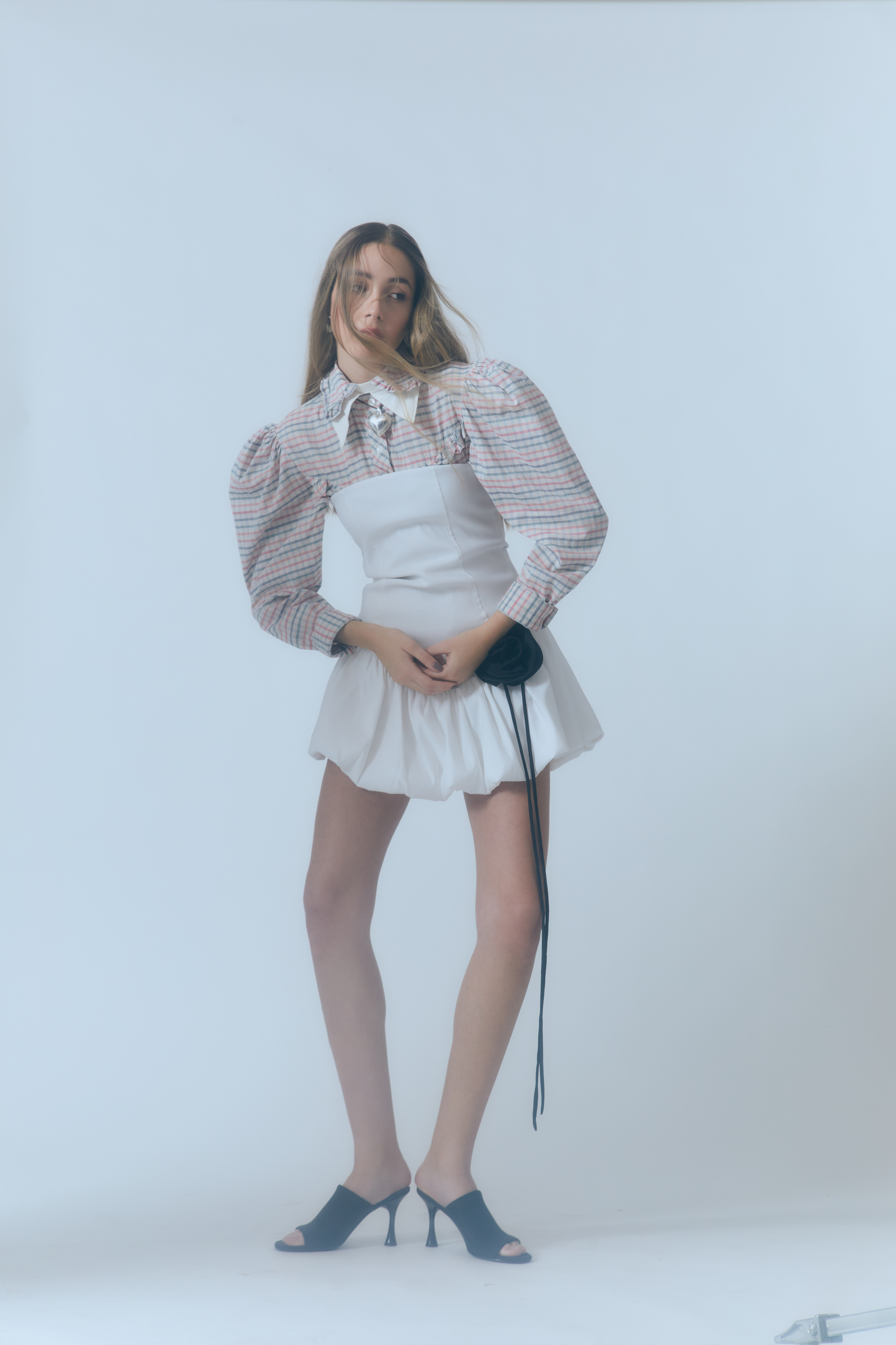 Referencia de producción de moda en estudio
